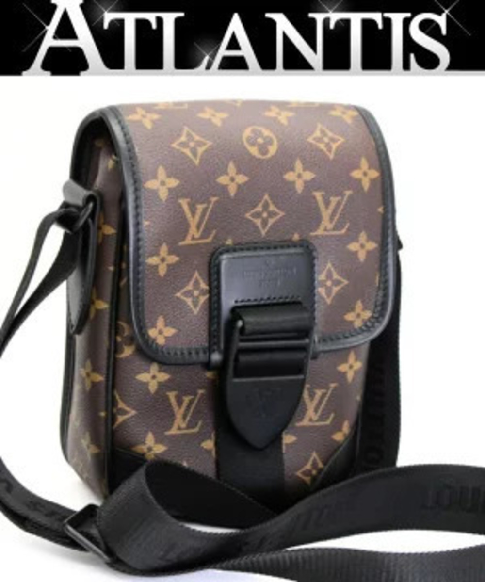 Louis Vuitton Archie Messenger Bag Shoulder Monogram Macassar Brown